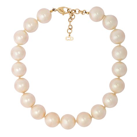 dior pearl|vintage christian dior pearl necklace.